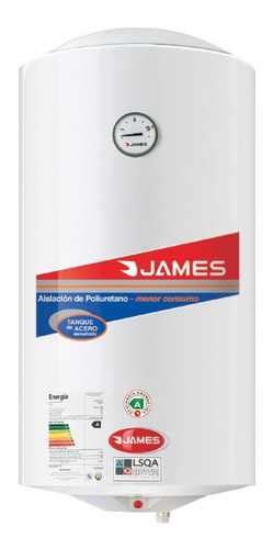 Calefones Termotanque 60 Lts Cilíndrico Acero James - Fama