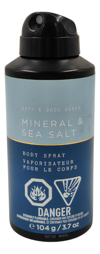Desodorante Para Hombre Bath Body Works Spay Corporal Fragancia Mineral & Sea Salt