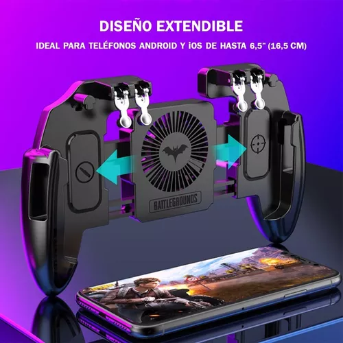 Immortal Gaming Control Gamepad para Celular con Cuatro Gatillos y  Ventilador de Batería Recargable Incluye Joystick para pantalla, Juegos  Móviles