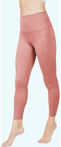 Calza Lycra Deportiva Mujer Tiro Alto Dupont