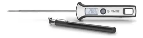 Termómetro Digital Ibili Con Sonda De Acero Inoxidable - Para Alimentos, Horneado Y Cocina - 29 Cm
