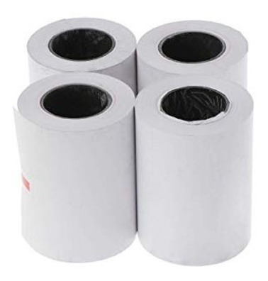 100 Rollo De Papel Térmico Por Caja 57 X 44mm Mandril X 25mm