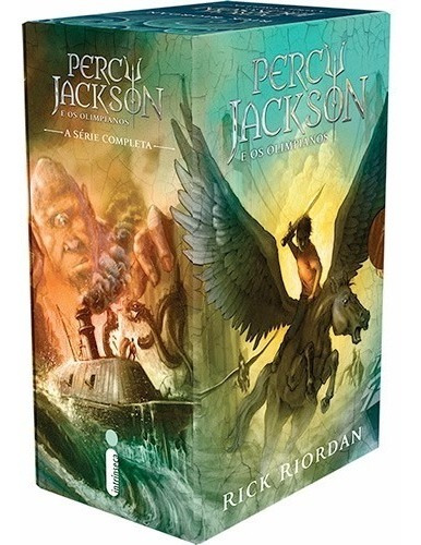 Box Percy Jackson E Os Olimpianos (5 Volumes) Nova Capa