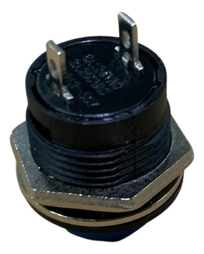 5x Chave Push Button Tipo Start-bujão R13-507 Azul