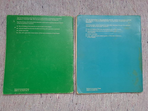 Getting On Workbook A & Starting Out Workbook B - Oxford (Usado)