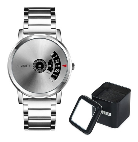 Reloj Skmei 1260 Con Caja Metálica Minimalista Elegante