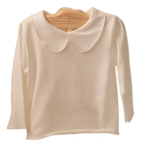 Camisa cuello bobo niña hotsell