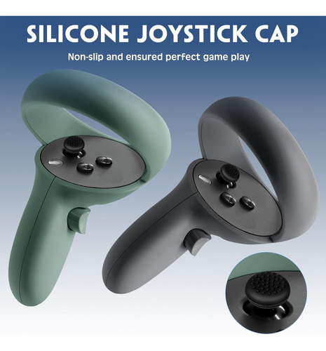 Chapou Silicone Cover Set Compatible With Oculus Quest 2 ...