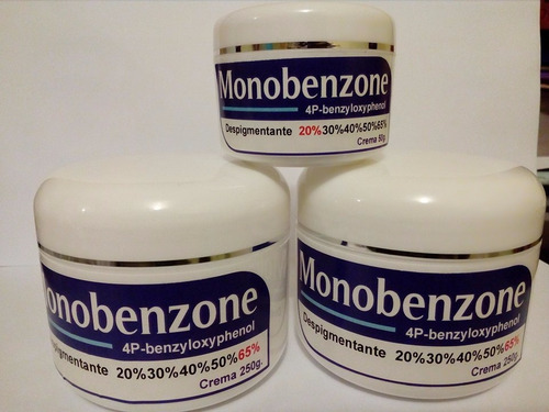 Crema Aclarante Monobenzona 20% Permanente 200 Gr