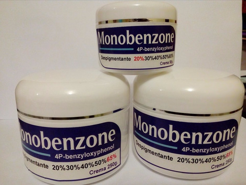 Crema Aclarante  Monobenzona 20% Permanente 200 Gr