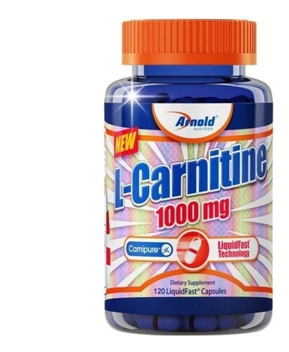L Carnitine 1000mg Liquid Fast 120 Cápsulas Arnold Nutrition