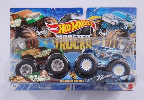Monster Trucks 2-pack Surtido Escala 1:64 Hot Wheels Fyj64