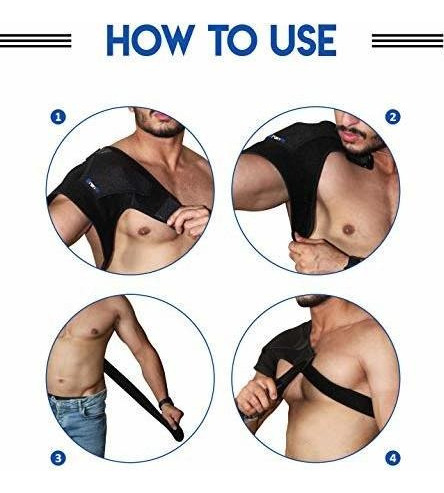 Smfm Soporte Hombro Manguito Rotador Para Hombres Mujeres