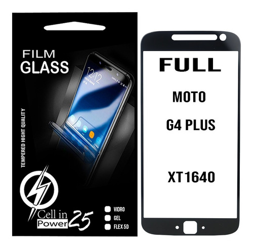 Pelicula De Vidro Full 3d Motorola Moto G4 Plus Xt1640 5.5