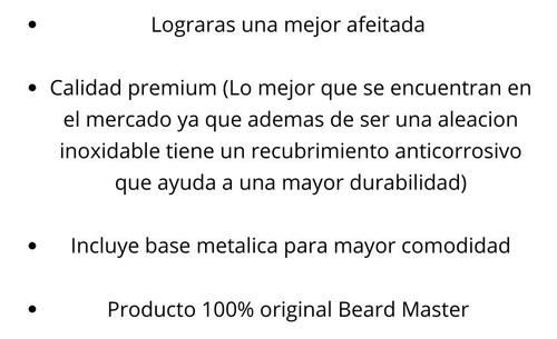 Afeitadora Clásica De Metal Premium