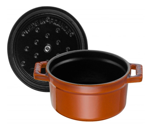 Staub ® Cocotte Redondo De Hierro Fundido 28 Cm Color Naranja