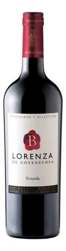 Vino Tinto Lorenza Bonarda De Bodega Goyenechea - Pack X 6u