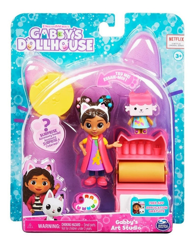 Gabbys Dollhouse Art Studio Set 2 Figuras