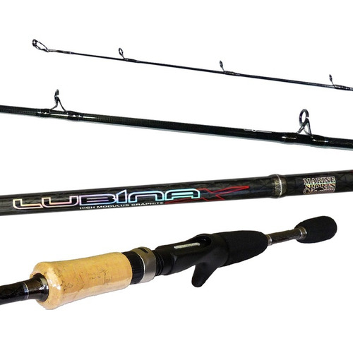 Vara Lubina Carretilha Marine Sports 198m 12-25lb Carbono
