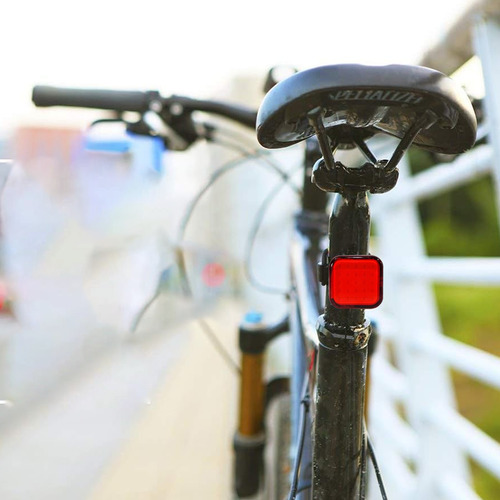 Luz Recargable Usb Trasera Bici Running 120 Lumens Seguridad