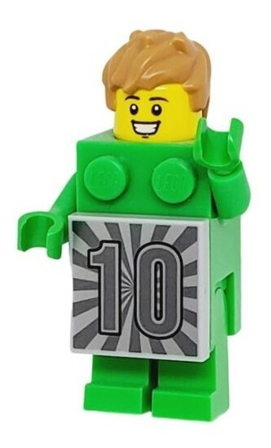 Hombre Ladrillo Verde Minifigura Serie 20 Lego 71027