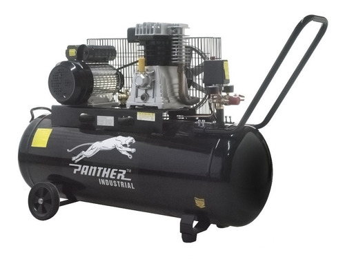 Compresor de aire eléctrico Panther PCAI10032 monofásico 100L 3.2hp 220V 50Hz negro