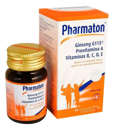 Pharmaton Multivitamínico Minerale Gingsengg115 30comprimido