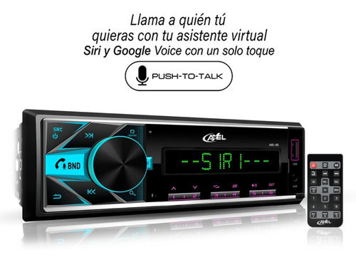 Imagen 7 de 8 de Autoestereo Desmontable 100w X4 Max Axel Premium By Steelpro