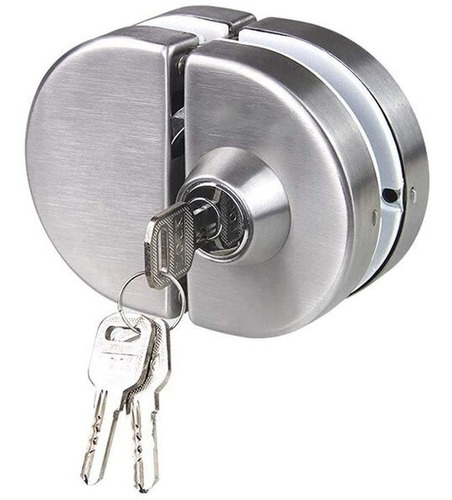 Cerradura Para Puerta De Vidrio (no Requiere Perforación)