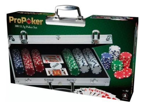 Maletin De Poker 300 Fichas , 11.5 Gramos