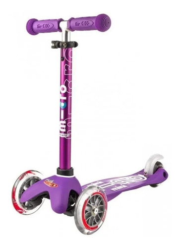 Imagen 1 de 1 de Monopatín de pie Micro Mini Deluxe violeta para niños