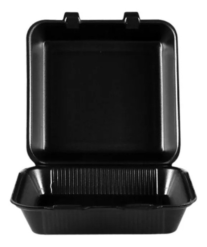 Contenedor Termico 9x9 Liso Negro (2 Cajas Con 400 Pzs)