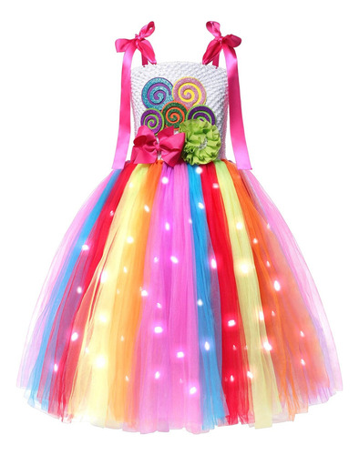 Vestido De Princesa 3d Para Niña, Elsa Anna Aurora, Fiesta I