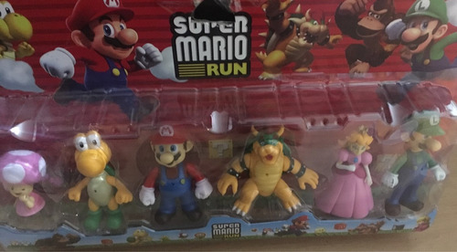 Set 6 Personajes Mario Bros.