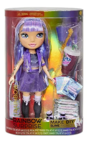 Muñeca Rainbow High Slime Fashion - Amethyst Rae 35 Cm