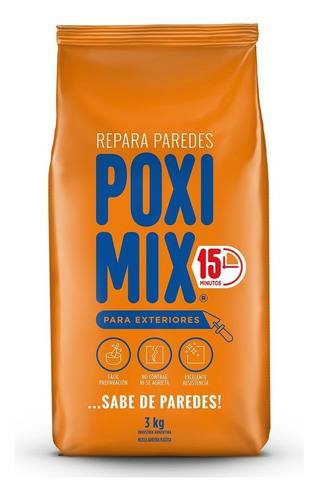 Poximix® Mezcla Adhesiva A Base De Cemento De Exterior 3 Kg