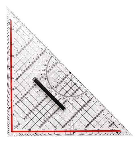Regla Triangular De Dibujo De 30 Cm Diseño De Dibujo Multifu