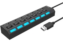 Comprar Hub Usb Multiplicador 7 Puertos Usb 2.0 C\u002F Switch Onoff Hub