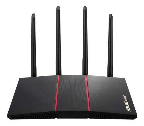 Router Asus Ax55 Ax1800 Wifi 6 Doble Banda 4 Antenas Color Negro