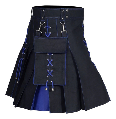Scottish Holiday Skirt Medieval Pleated Skirt Punk Rock