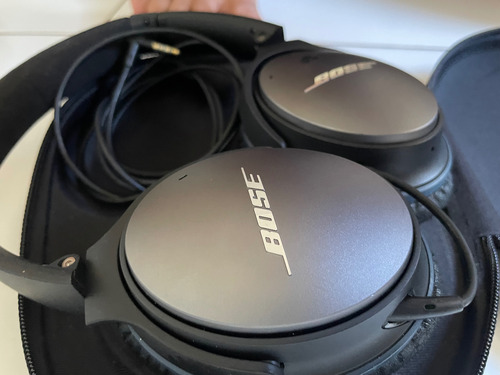 Fone Bose Quietcomfort 25.- Fone Com Fio Preto (Usado)