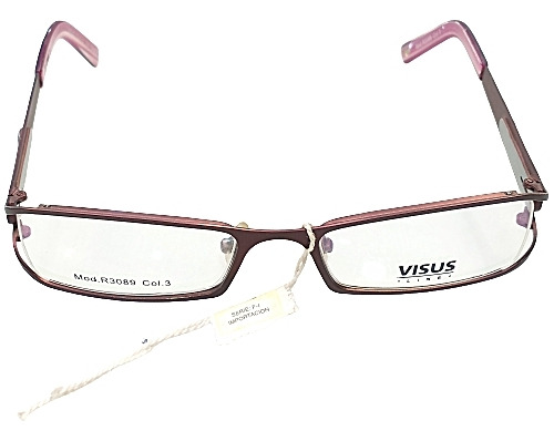 Armazon Marco Visus 3089 Anteojos Medio Lente Mujer Dama 