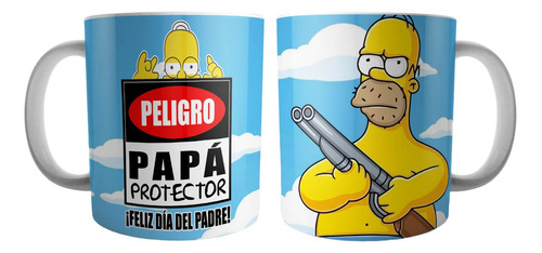 Plantillas Tazas Simpsons Día Del Padre Homero Para Sublimar