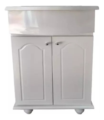 Vanitory Mueble De Baño Marmóreo Blanco 50cm Cod.500