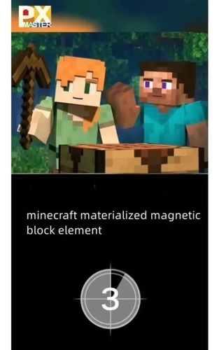 Juguetes De Bloques De Construcción Magnéticos De Minecraft,