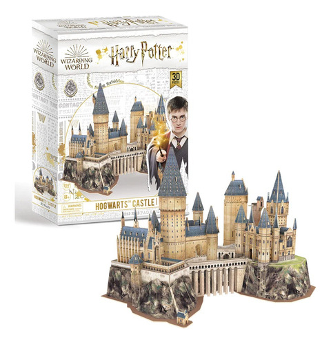 Puzzle 3d - Harry Potter Castillo De Hogwarts - Cubicfun