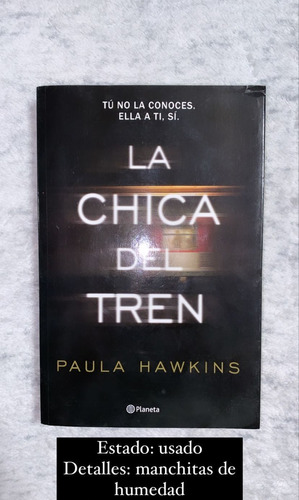 Libro ¨la Chica Del Tren¨ De Paula Hawkins 