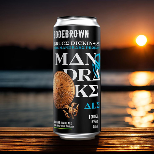 Cerveja Bodebrown Mandrake Ale 470ml Com Flor De Jambu Lata