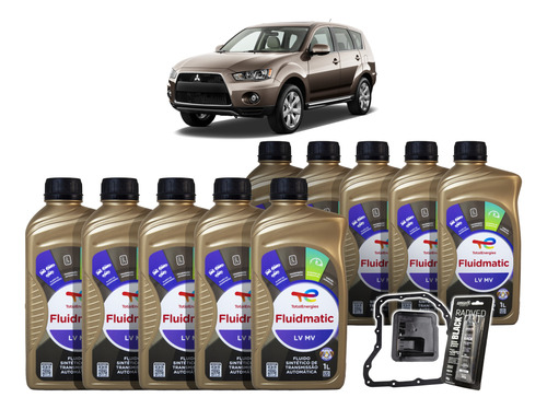 Kit Câmbio Automático Para Outlander 3.0 2008-13 Total Lv Mv