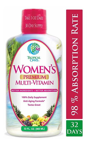 De Las Mujeres Premium Líquido Multivitamínico, Súper, Mezcl